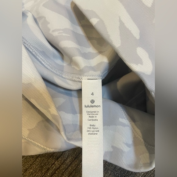 White Camo Lululemon Leggings - Picture 5 of 6